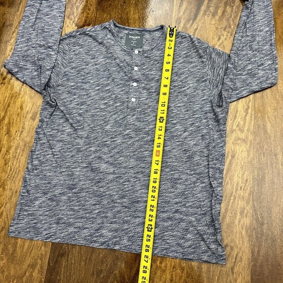 Bonobos Shirt Men’s XL Slim Fit Henley Long Sleeve Modern Preppy - Picture 4 of 5